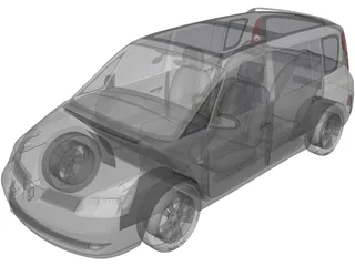 Renault Espace (2005) 3D Model preview