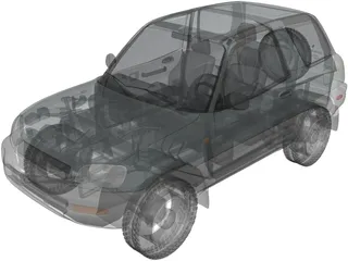 Toyota RAV4 (1995) 3D Model preview