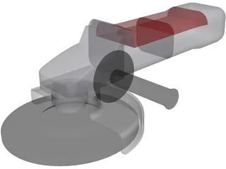 Angle Grinder 3D Model preview