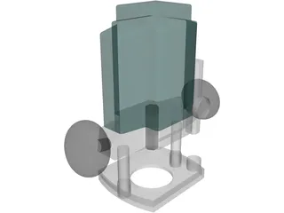 Router 3D Model preview