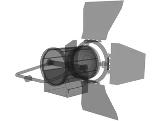 Stage Studio Light 3D Model preview