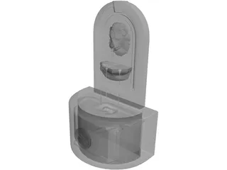 Leon Fountain 3D Model preview