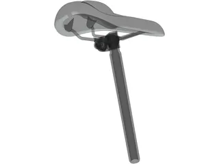 Road Bike Seat 3D Model preview