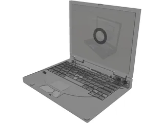 Dell Inspiron 8200 Laptop 3D Model preview