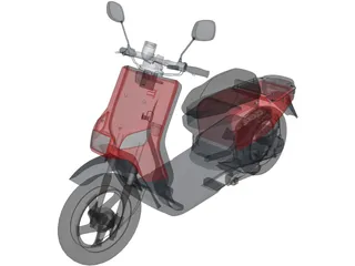 Scooter 3D Model preview