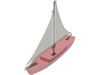 Boat 3D Model preview