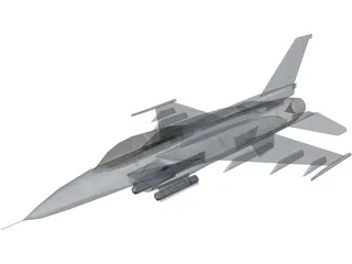 F-16 3D Model preview