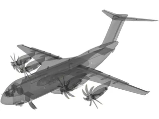 Airbus A400M Atlas 3D Model preview
