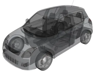 Suzuki Swift 3D Model preview