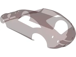Wiesmann MF4 Body 3D Model preview