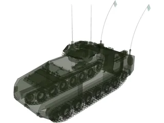 Tank Pakistan Talha 3D Model preview