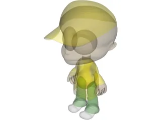 Doll 3D Model preview
