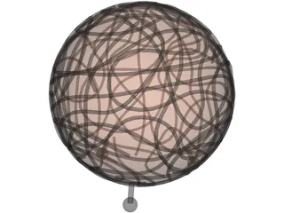 Ball Lamp 3D Model preview
