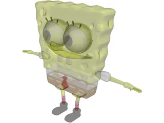Sponge Bob Squarepants 3D Model preview