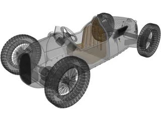 Audi Type C 3D Model preview