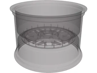 BBS LM Custom 3D Model preview
