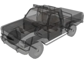 Ford Pickup (1980) 3D Model preview