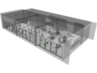 Fitness Equipment 3D Model preview