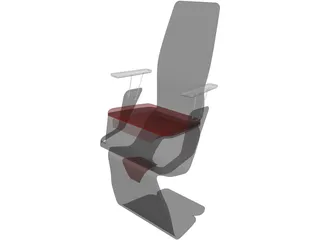 Tietz Modern Chair 3D Model preview