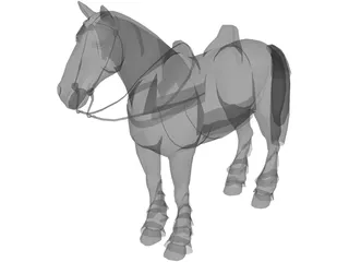 Horse 3D Model preview