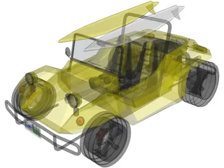 Buggy Brazil 3D Model preview