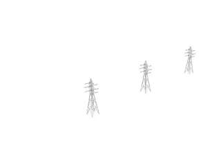 CHP Powerline 3pcs 3D Model preview