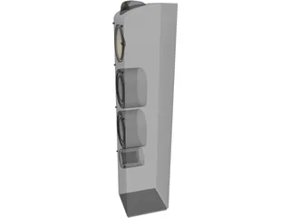 Speaker 3D Model preview