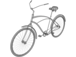 Bicycle 3D Model preview