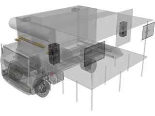 Isuzu Gig Rig 3D Model preview