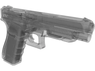 Glock 34 3D Model preview