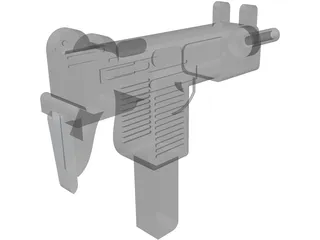 Uzi 3D Model preview