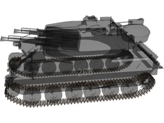 ZSU-23-4 Shilka 3D Model preview