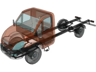 IVECO 4x4 3D Model preview