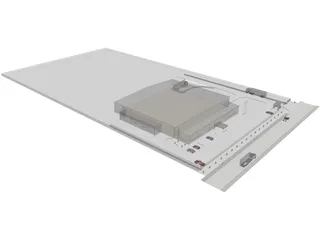 Industrial Plant 3D Model preview