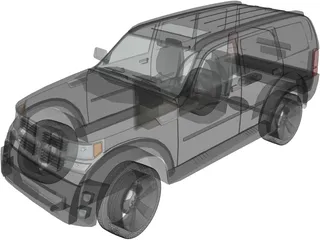 Dodge Nitro 3D Model preview