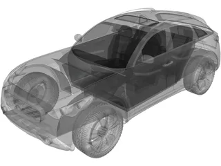 Infiniti FX50 3D Model preview