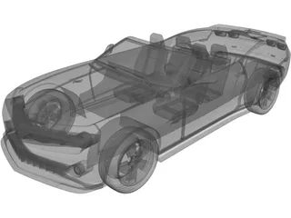 Chevrolet Camaro Convertible (2009) 3D Model preview