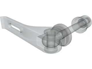 Bicycle Seat Clamp 3D Model preview