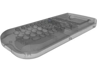 TI-84 Calculator 3D Model preview