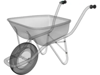 Wheelbarrow 3D Model preview