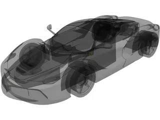 Ferrari LaFerrari (2013) 3D Model preview