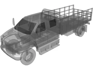 GMC Topkick C8500 (2003) 3D Model preview