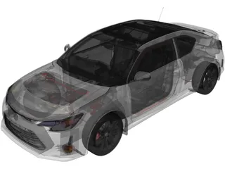 Scion tC (2014) 3D Model preview