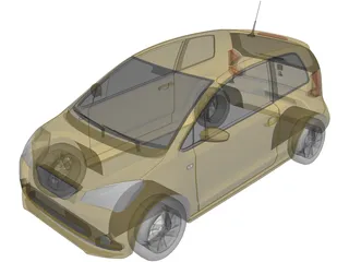 SEAT Mii (2011) 3D Model preview