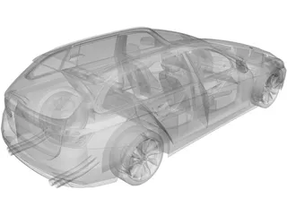 BMW 3-Series Touring [F31] (2013) 3D Model preview