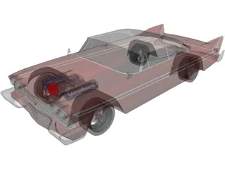Plymouth Fury Supercharged (1958) 3D Model preview