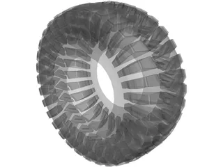 Maxxis Trepador Tire 3D Model preview