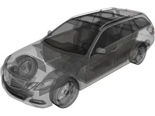 Mercedes-Benz E350 CDI Estate 3D Model preview