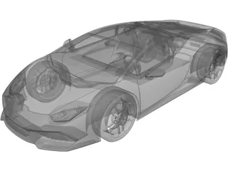 Lamborghini Huracan LP610-4 (2015) 3D Model preview