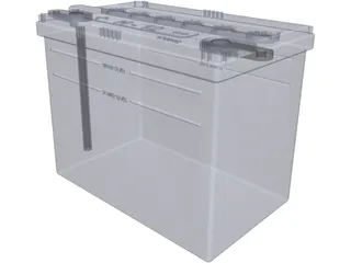 Battery 3D Model preview